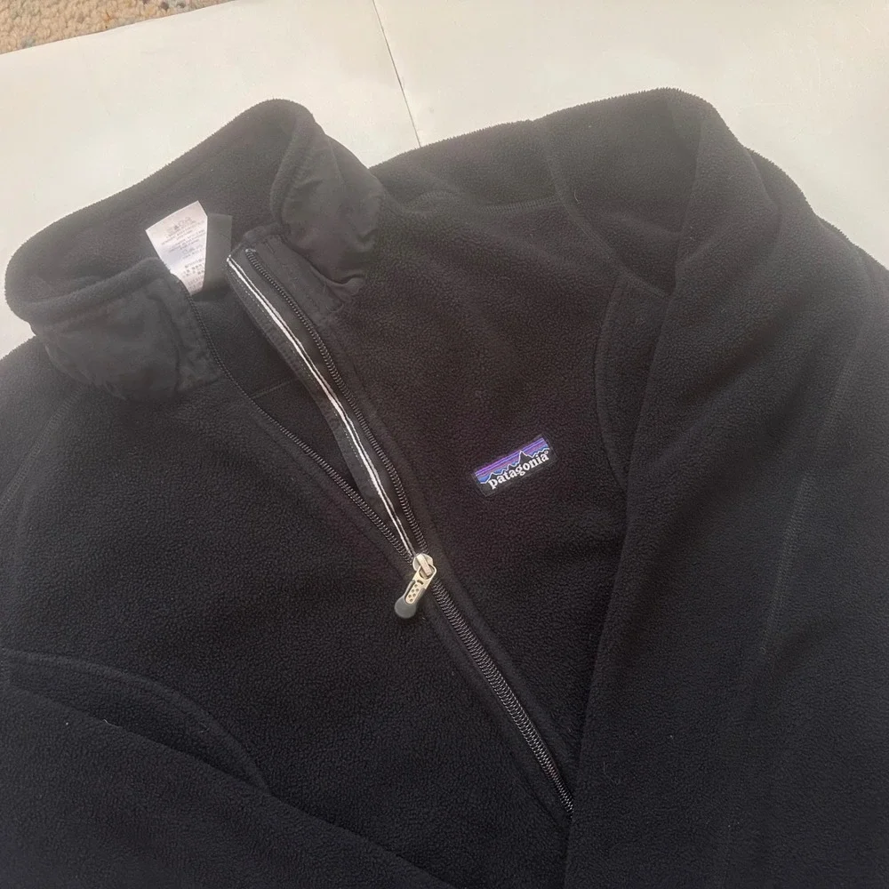 Patagonia Better Sweater‎ Full Zip Fleece Jacket Black Womens Large L 25539